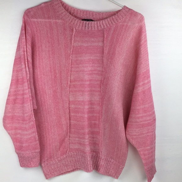 Pink diamond shaped sweater women's size medium - Picture 6 of 8